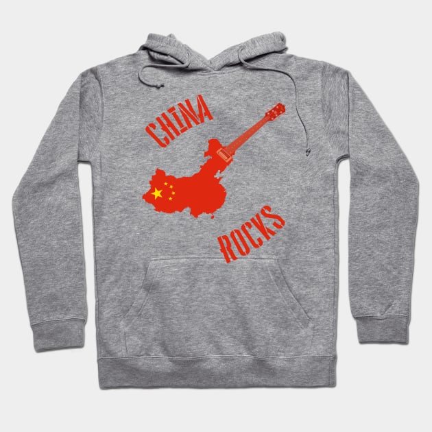 China Rocks Hoodie by MessageOnApparel